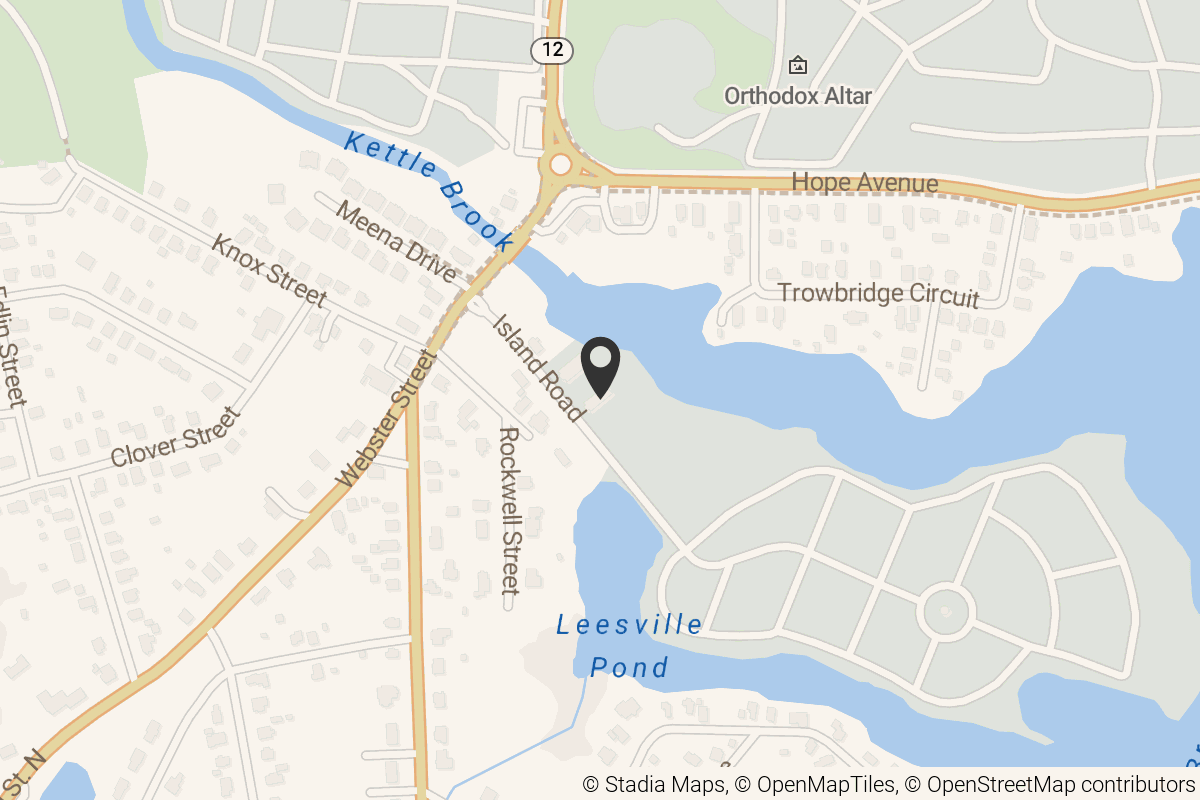 Map with location marker