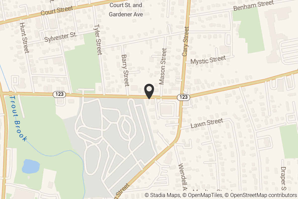 Map with location marker