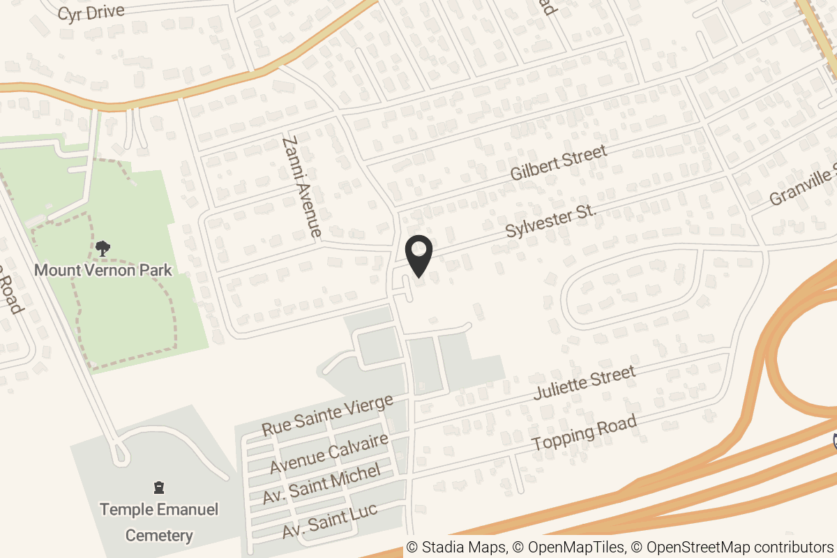 Map with location marker