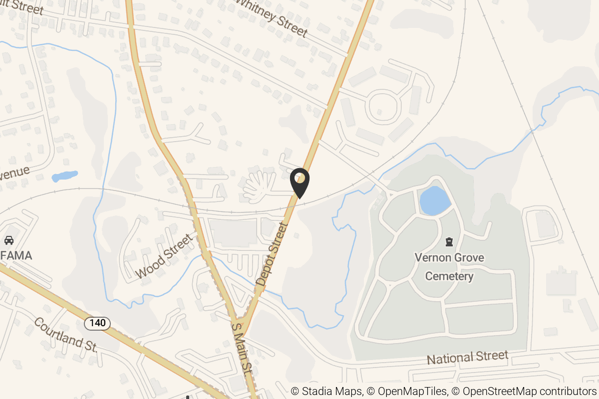 Map with location marker