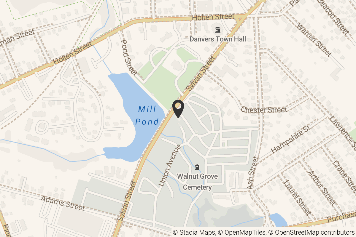 Map with location marker