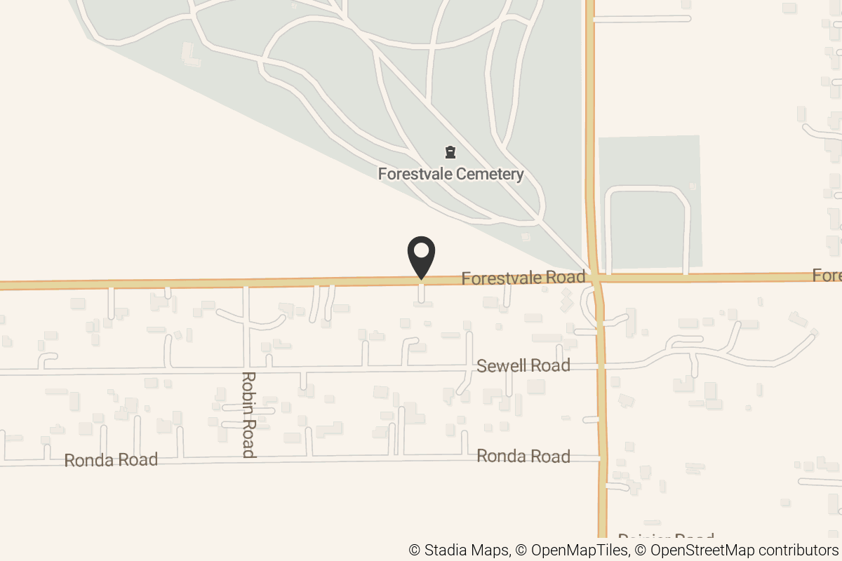 Map with location marker