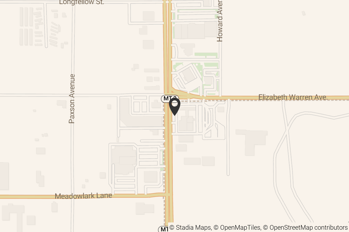 Map with location marker