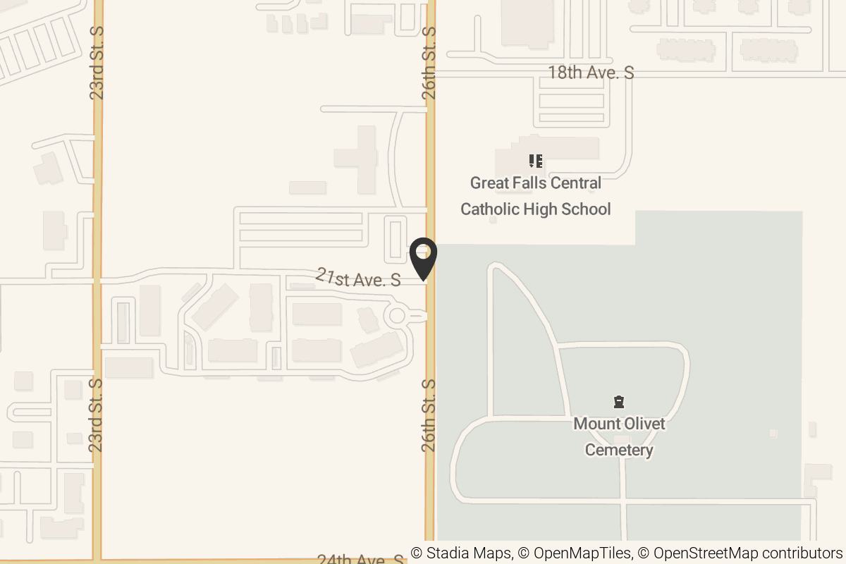 Map with location marker