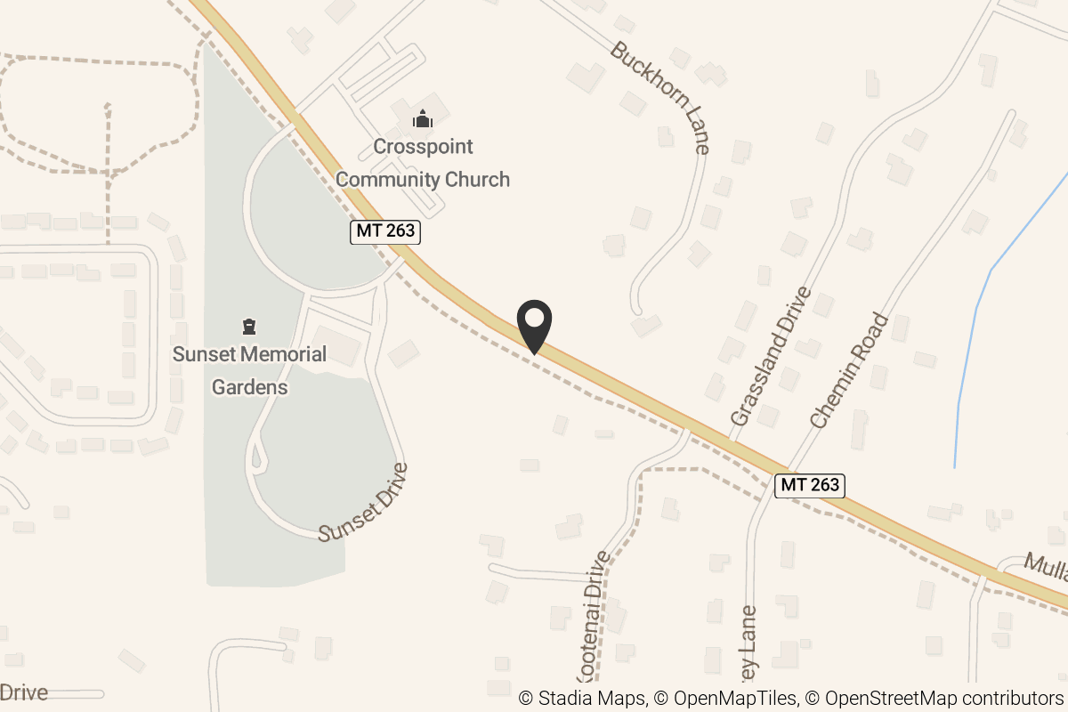 Map with location marker