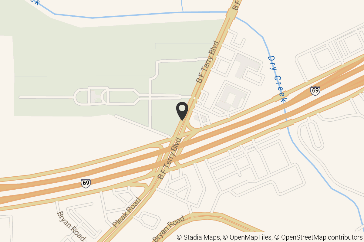 Map with location marker