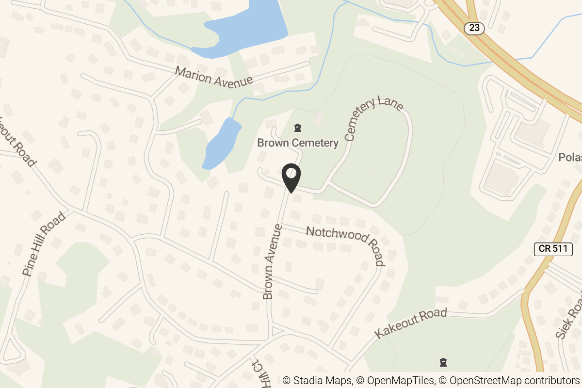 Map with location marker