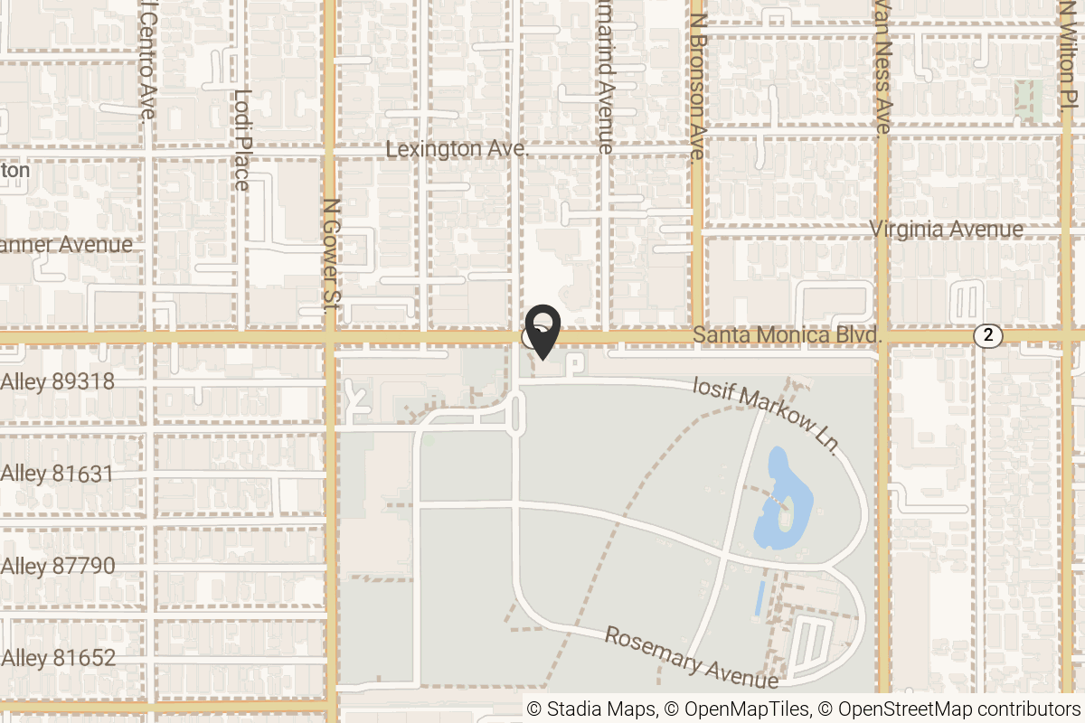 Map with location marker