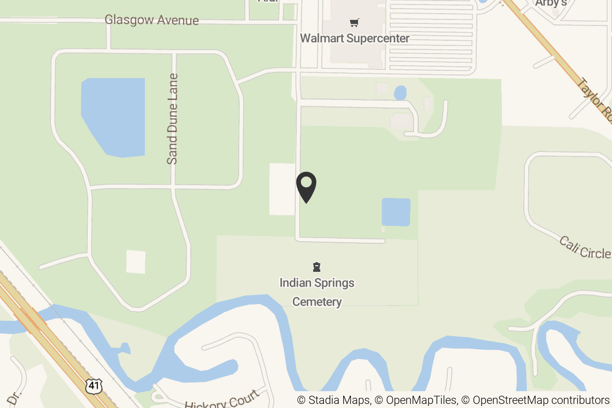 Map with location marker