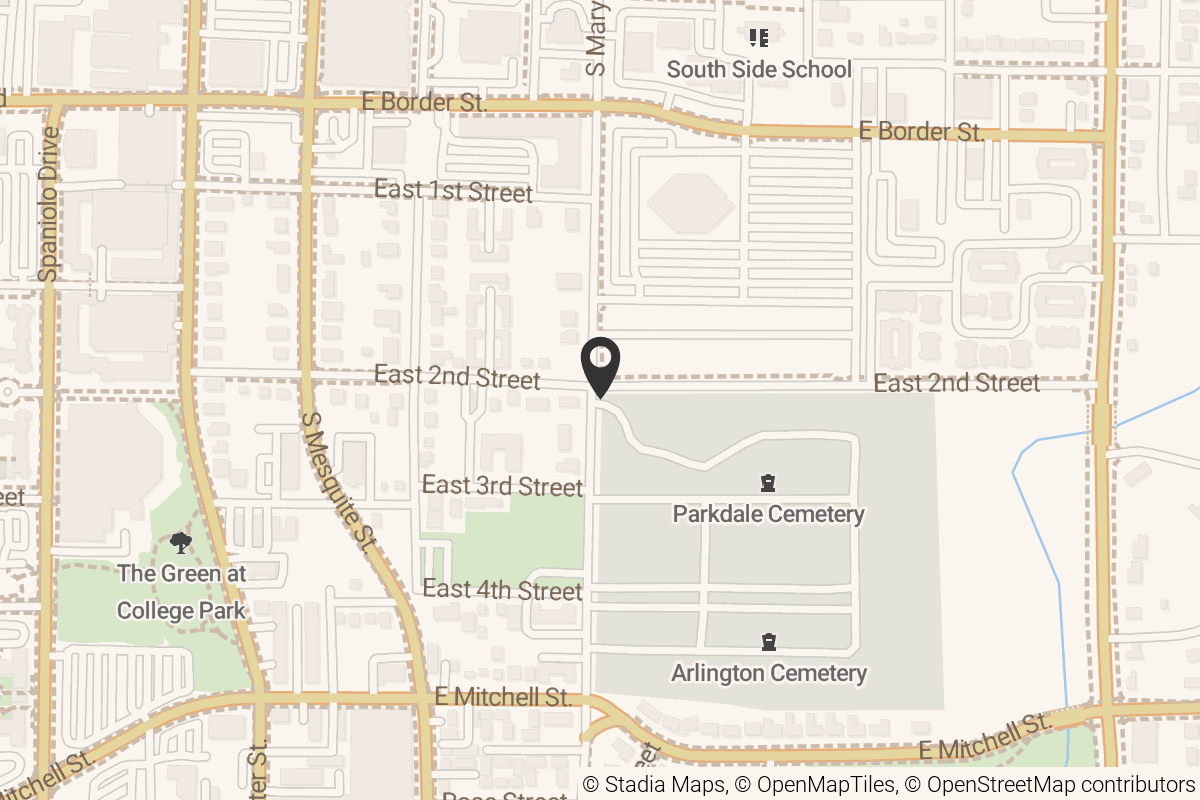 Map with location marker