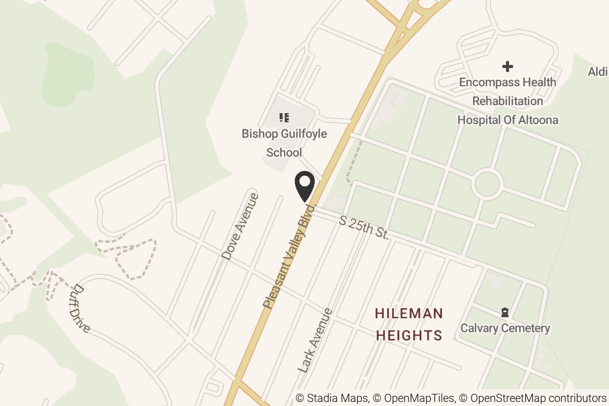 Map with location marker