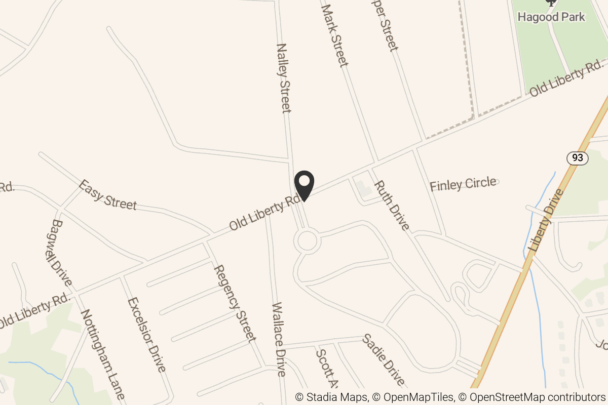 Map with location marker