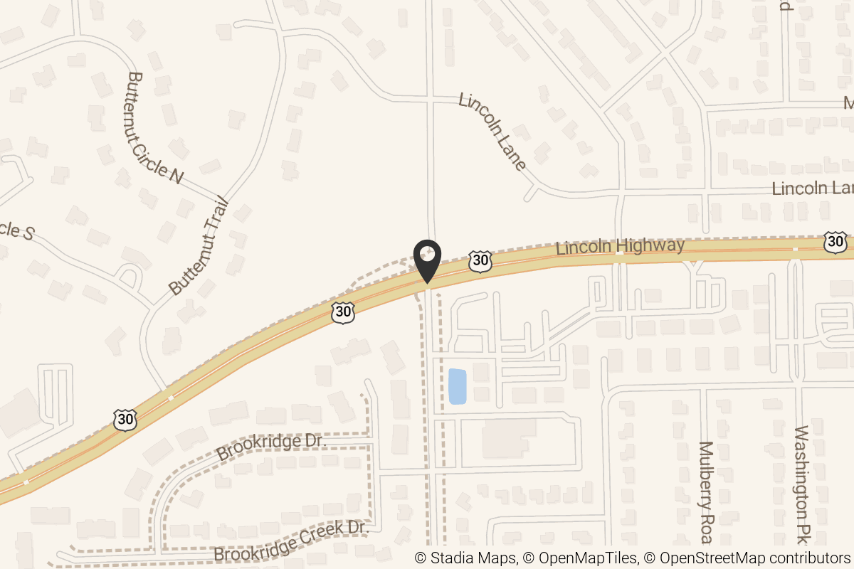 Map with location marker