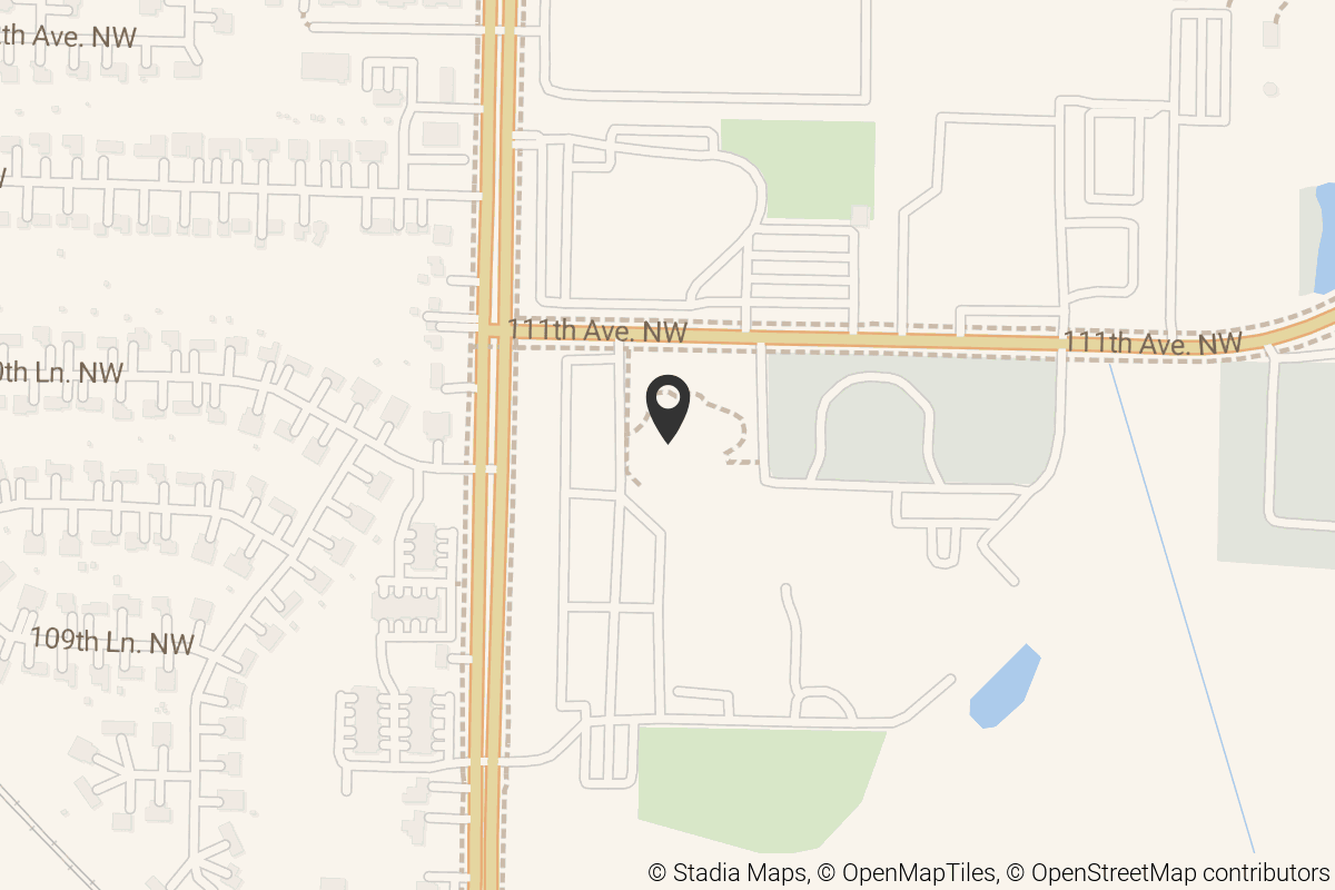 Map with location marker