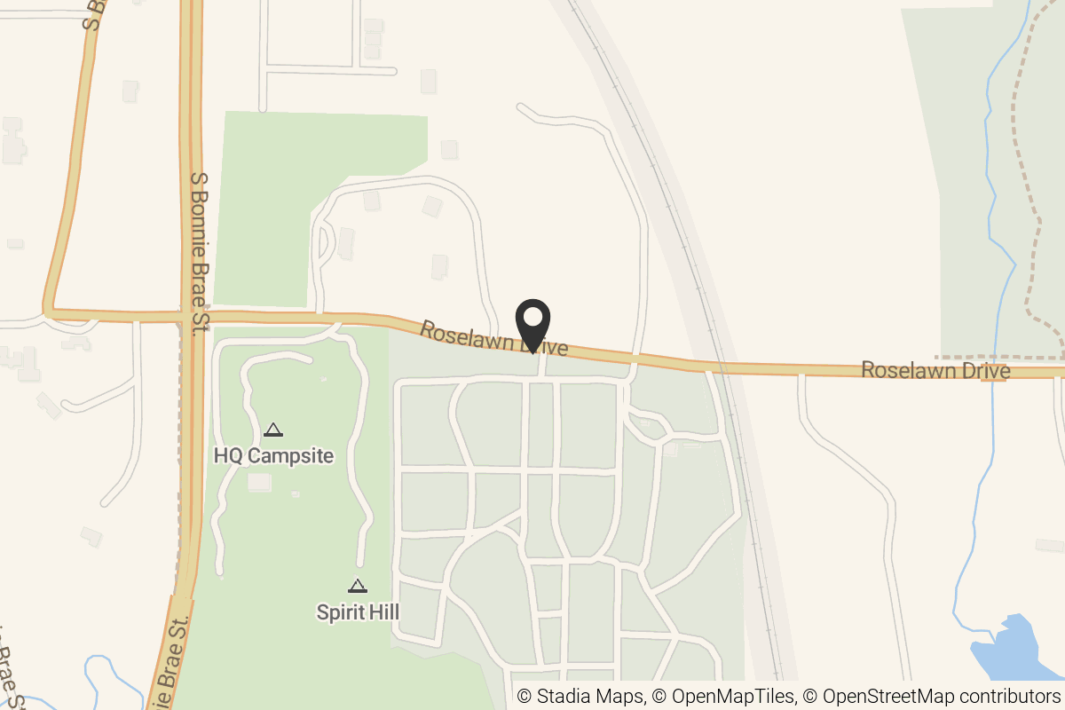 Map with location marker