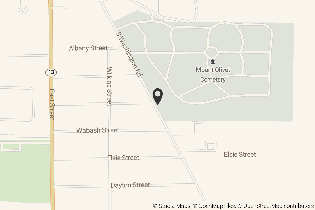 Map with location marker