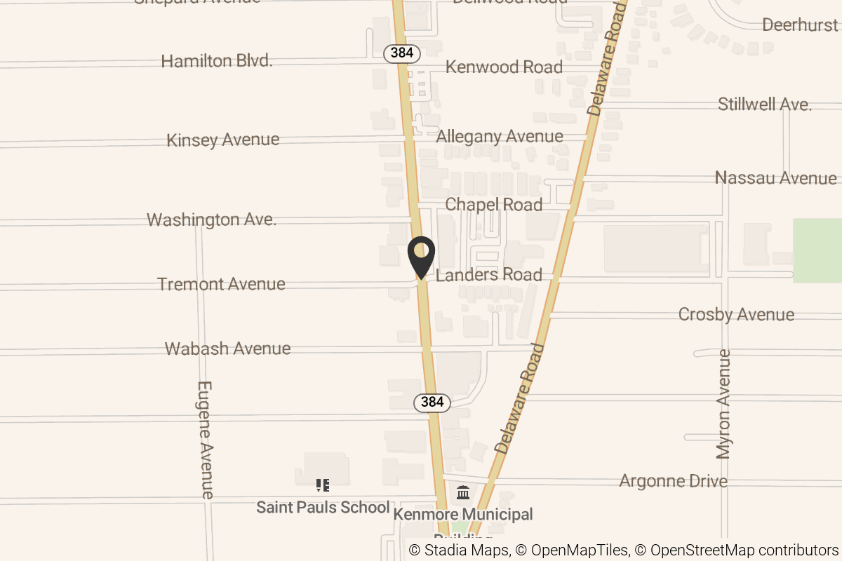 Map with location marker