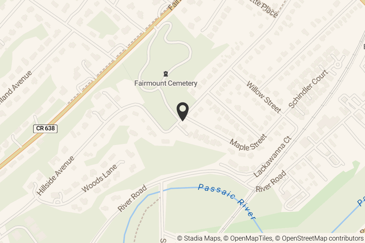 Map with location marker