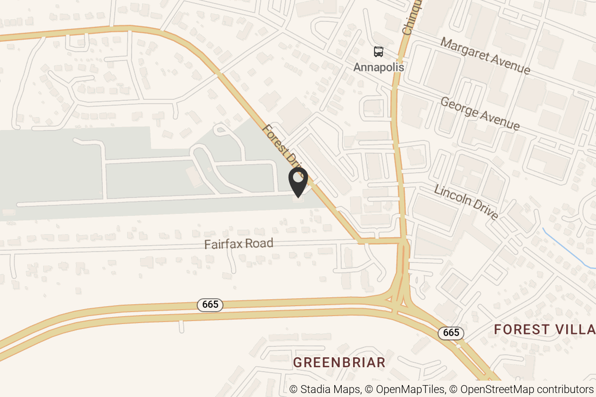 Map with location marker