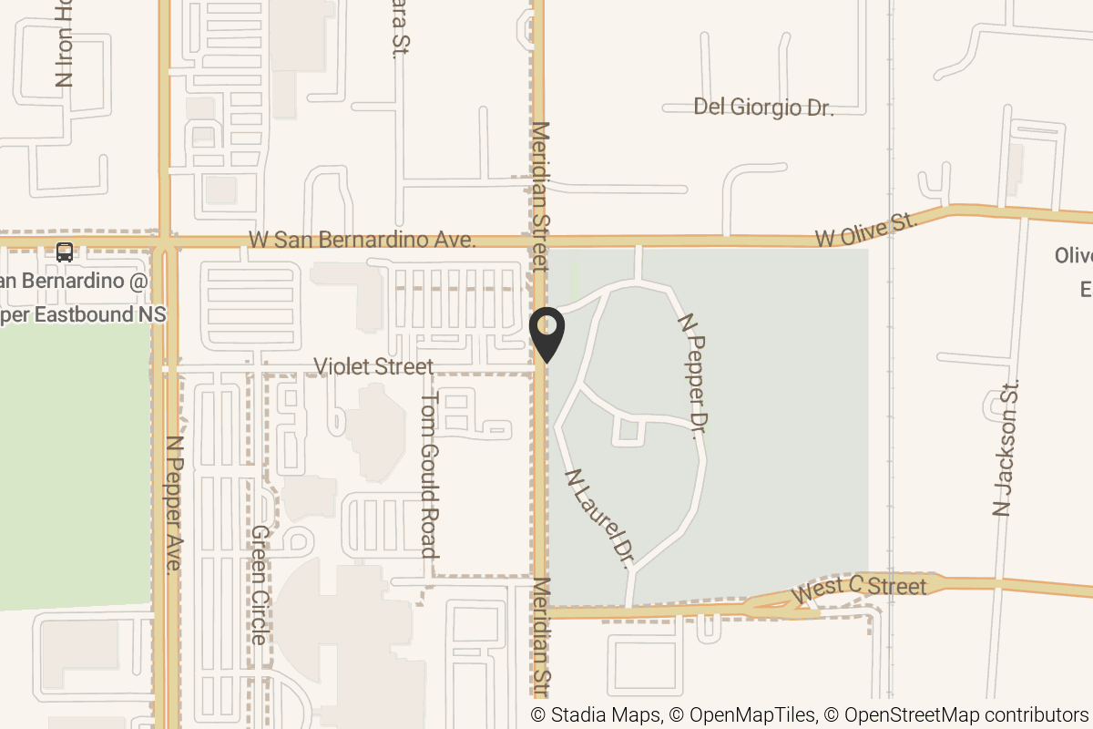 Map with location marker