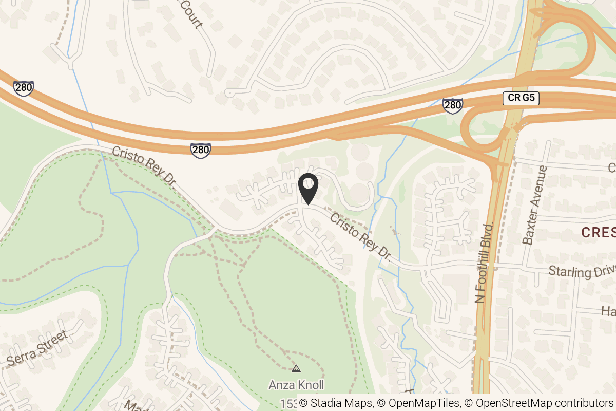 Map with location marker