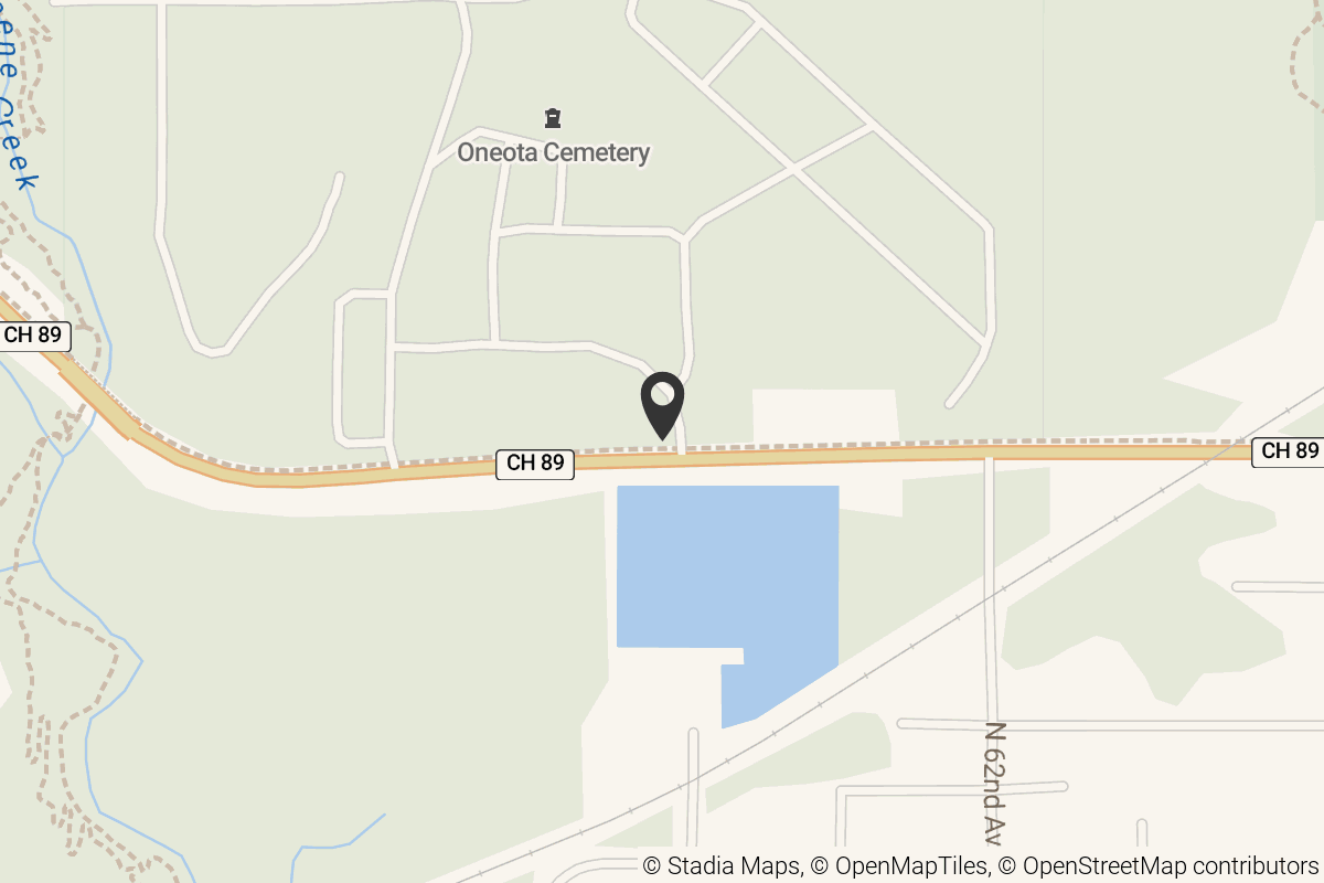 Map with location marker