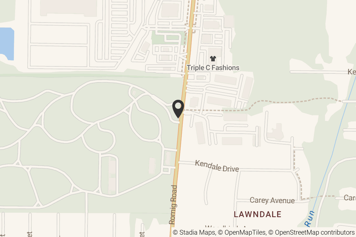 Map with location marker