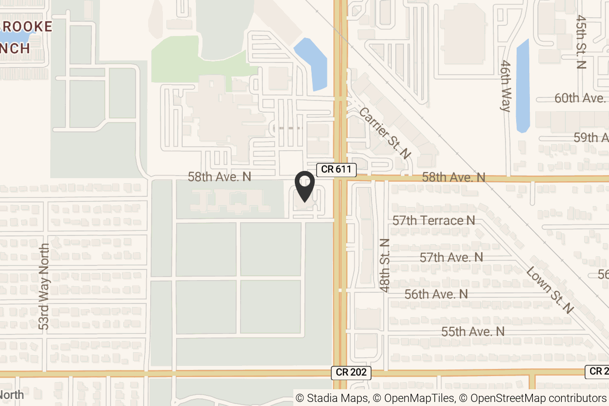 Map with location marker