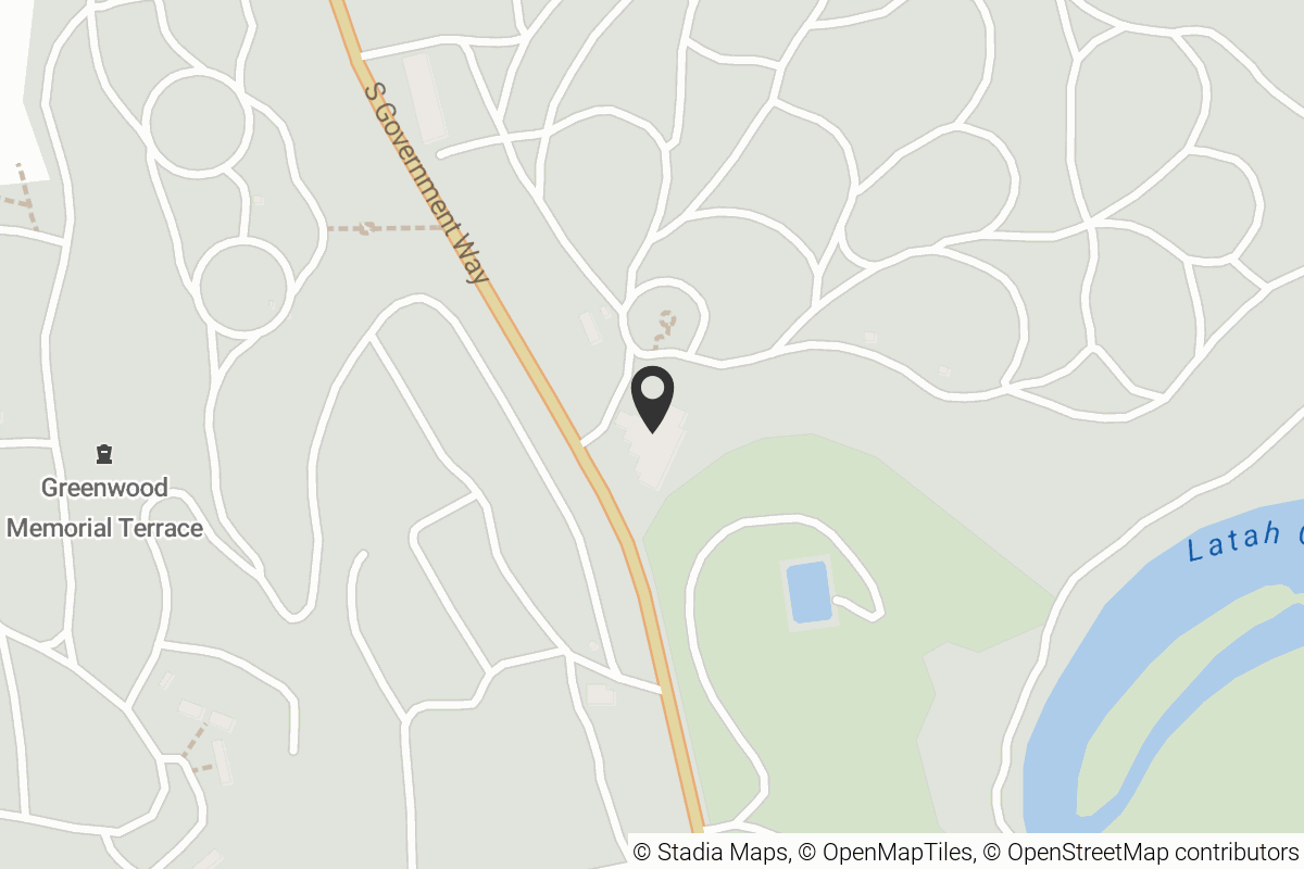 Map with location marker