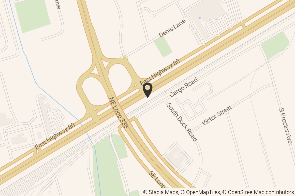 Map with location marker