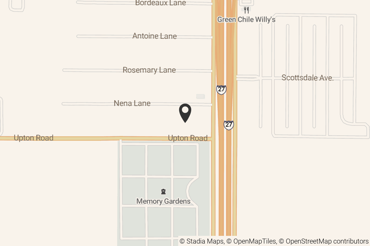 Map with location marker