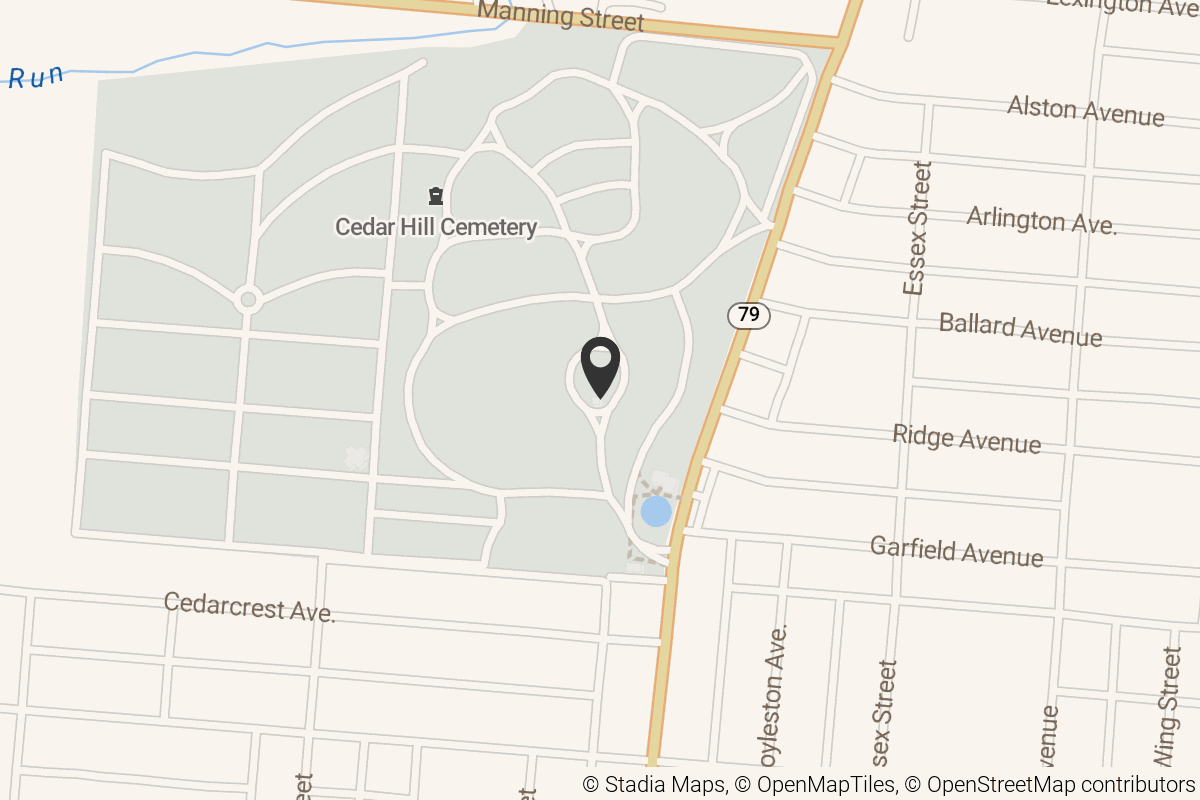 Map with location marker