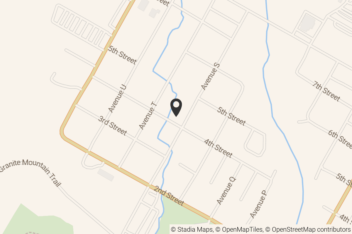 Map with location marker