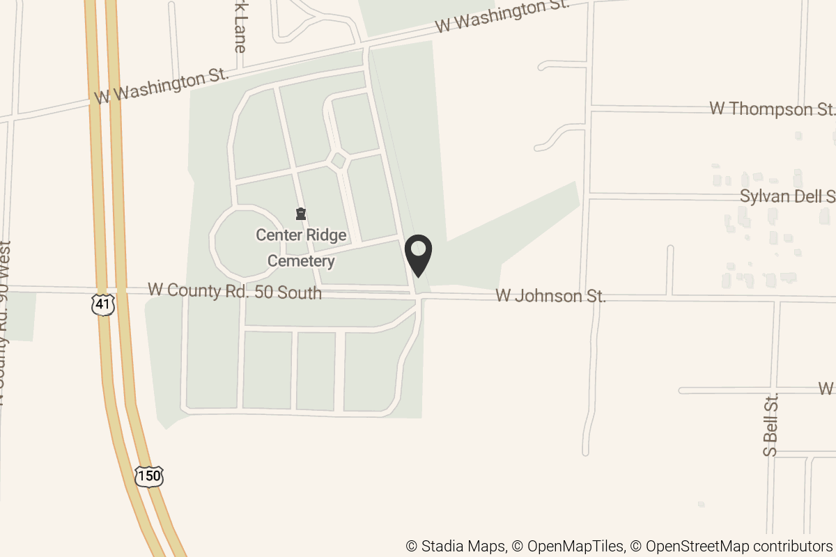 Map with location marker