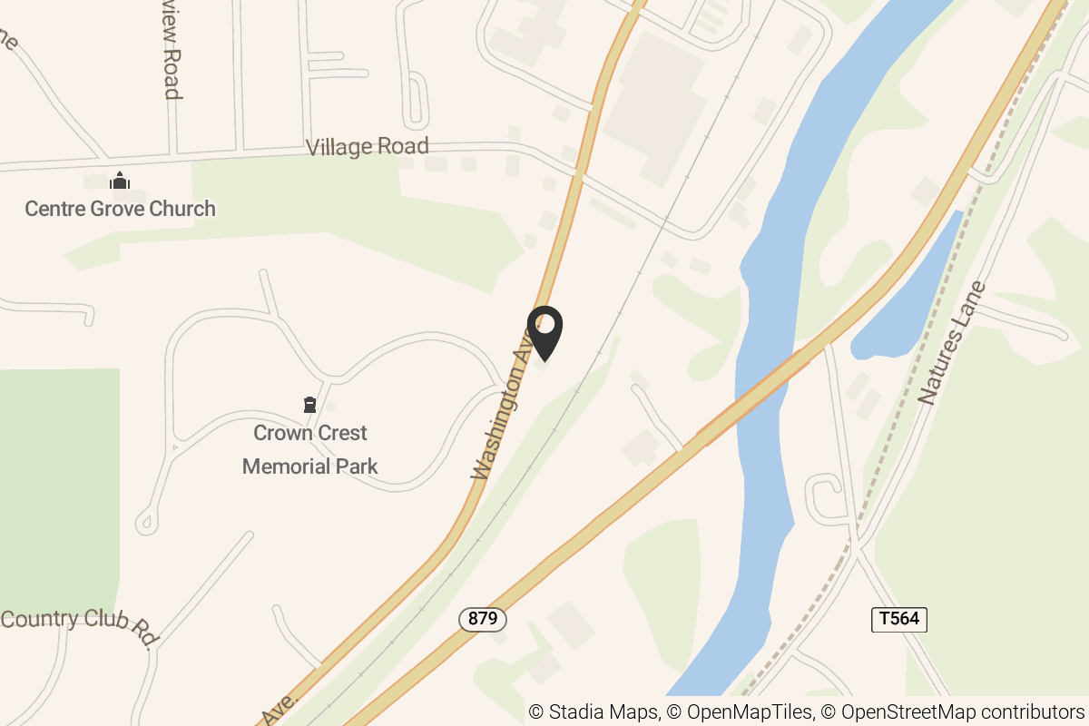 Map with location marker