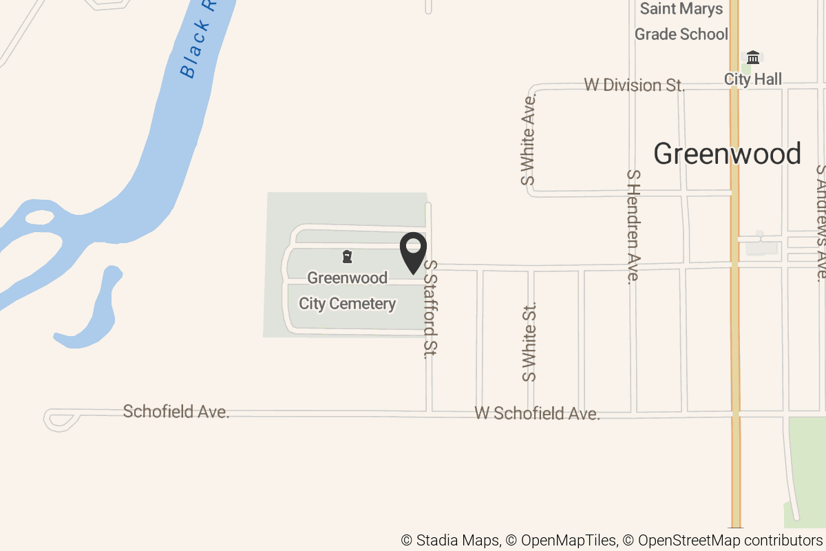 Map with location marker