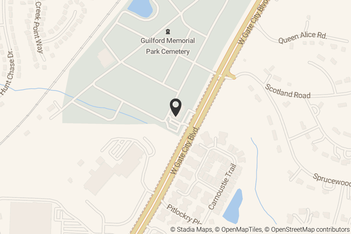 Map with location marker