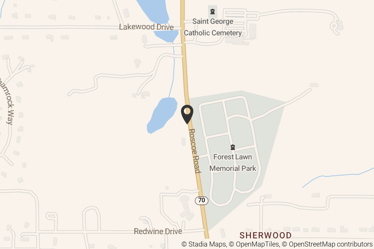 Map with location marker