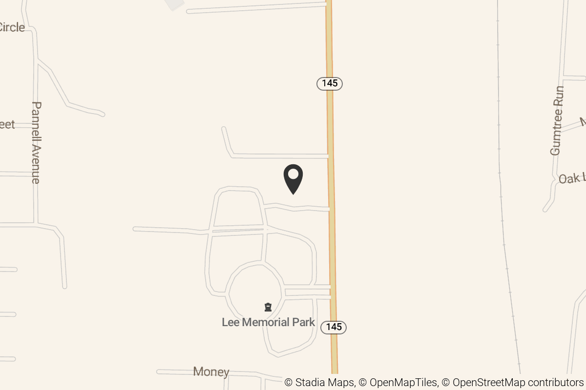 Map with location marker