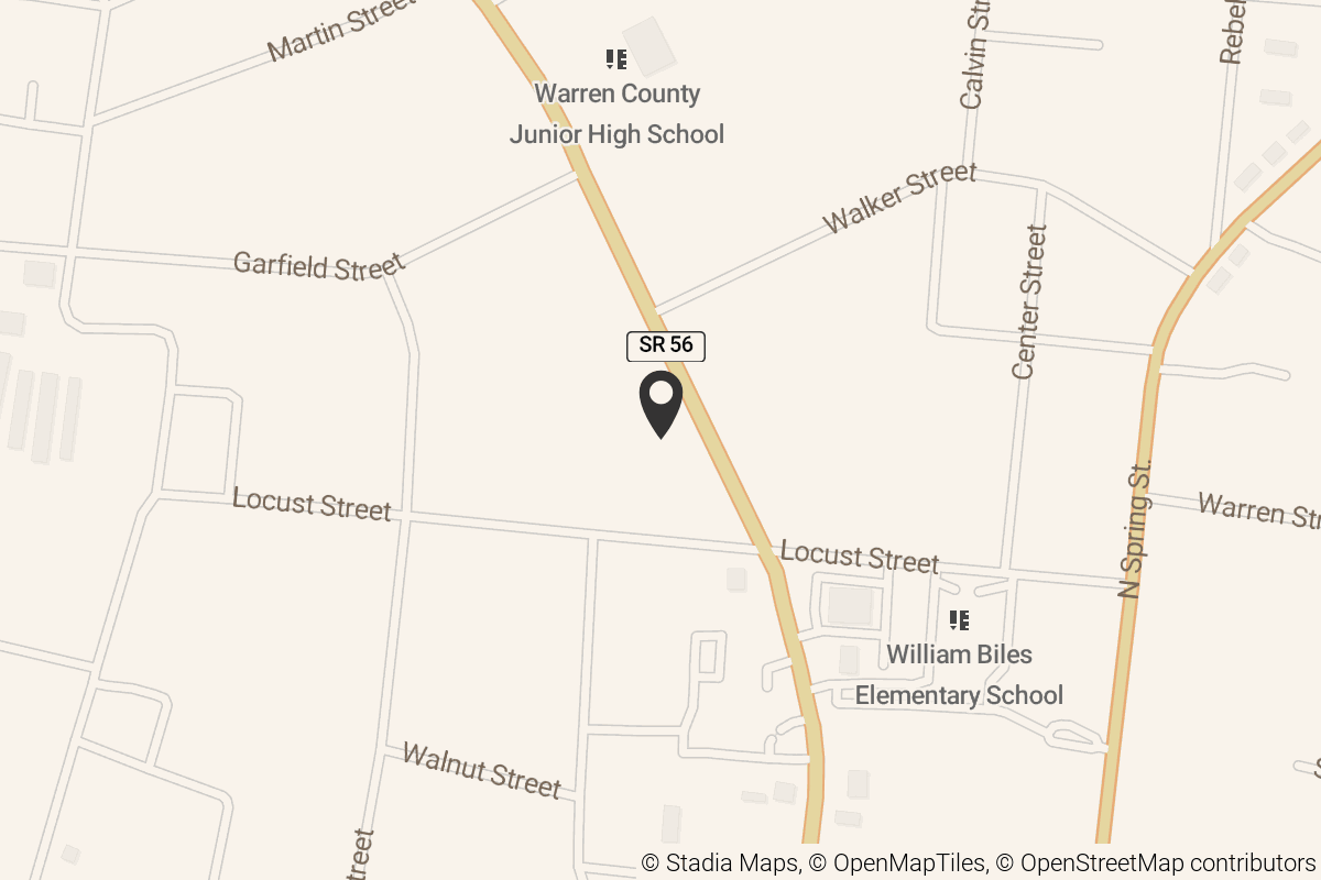 Map with location marker