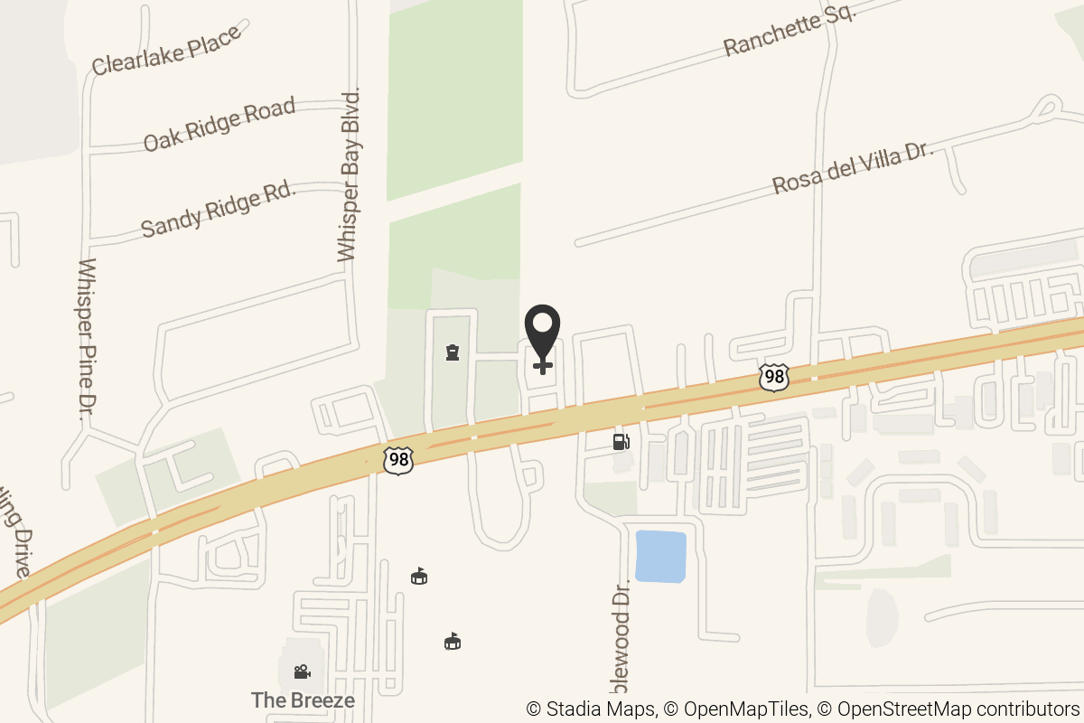 Map with location marker