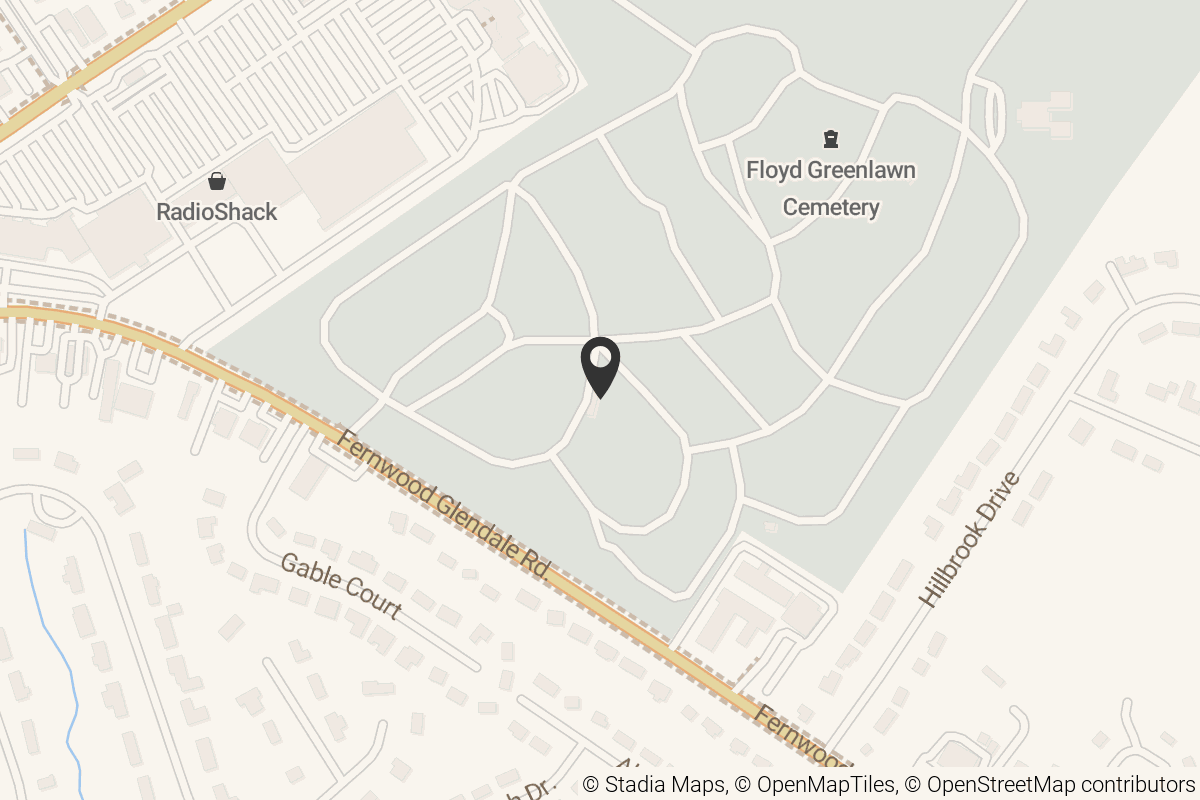 Map with location marker