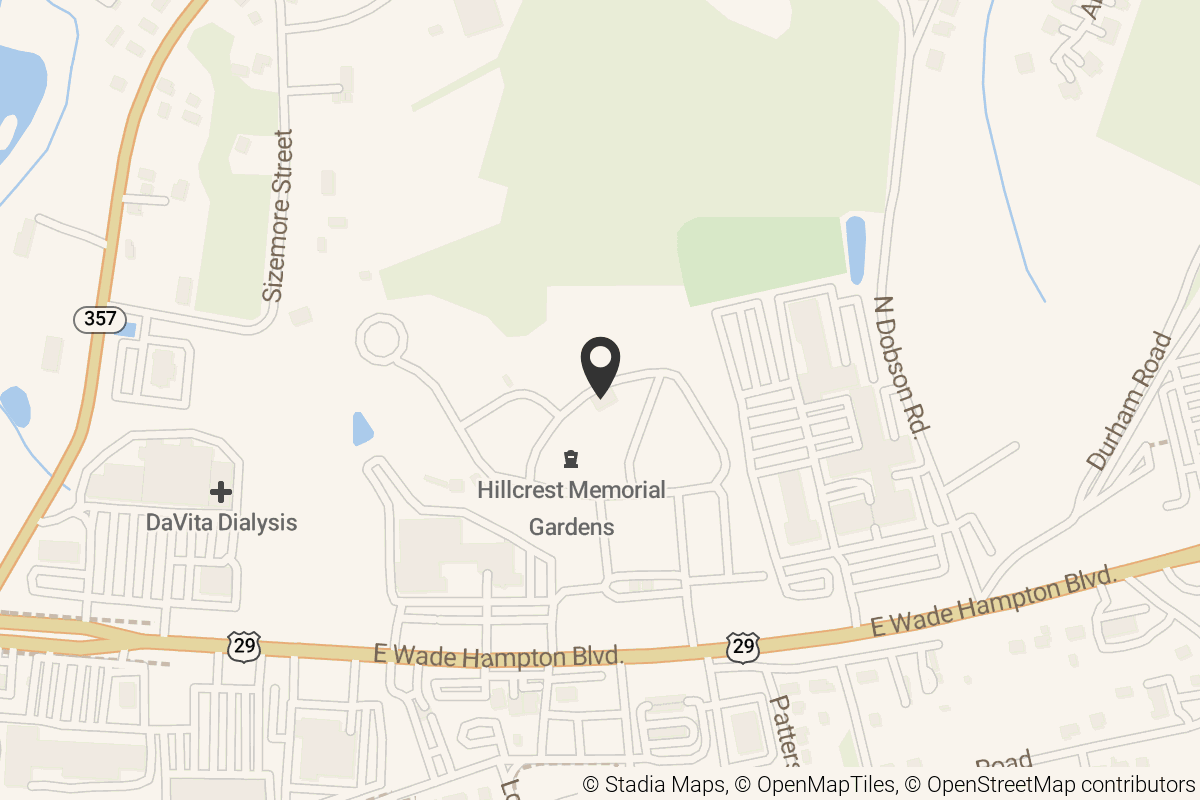 Map with location marker