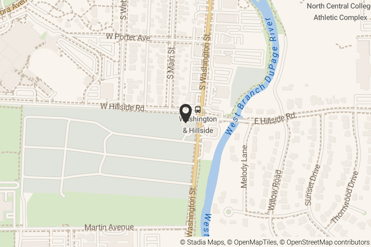 Map with location marker