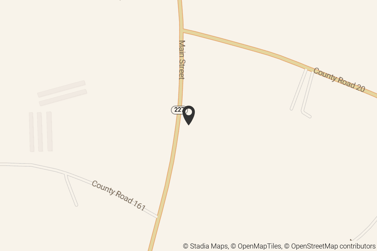 Map with location marker