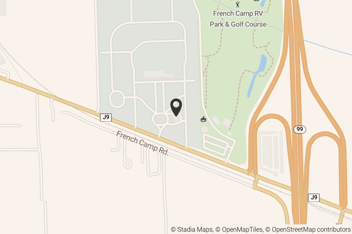 Map with location marker