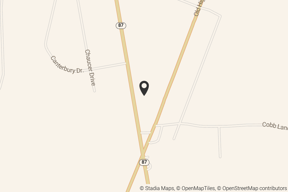 Map with location marker