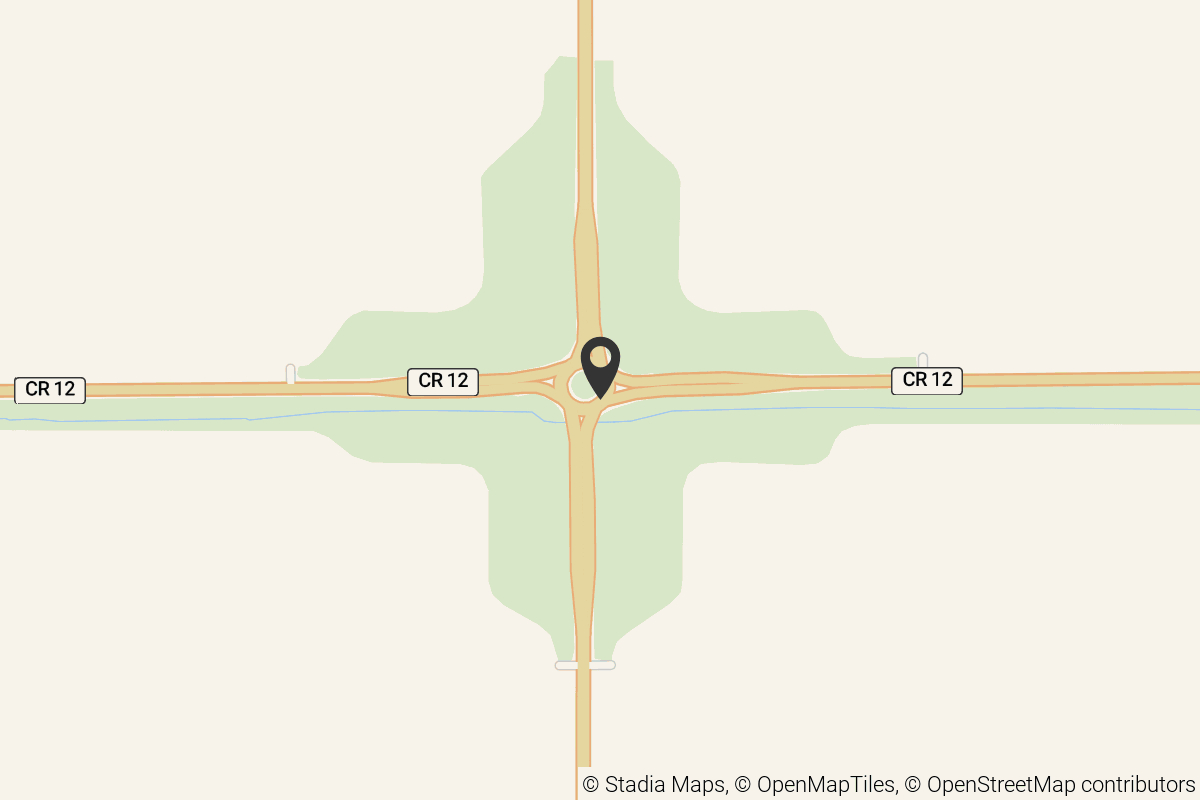 Map with location marker