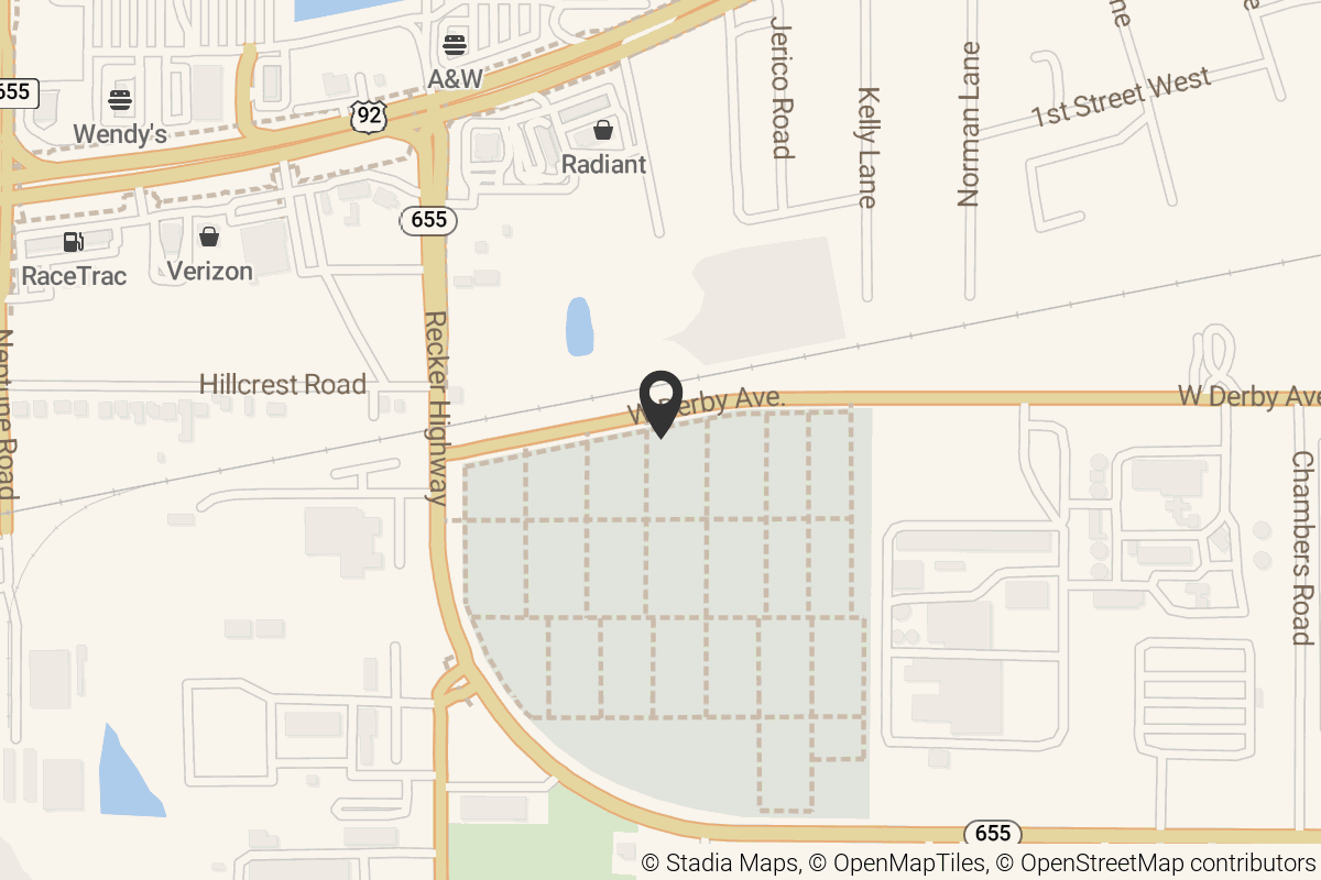 Map with location marker