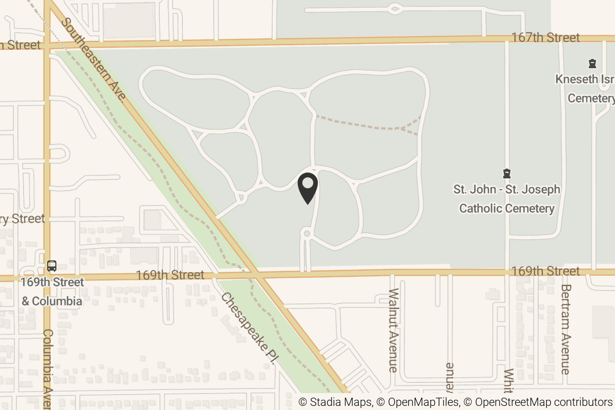 Map with location marker